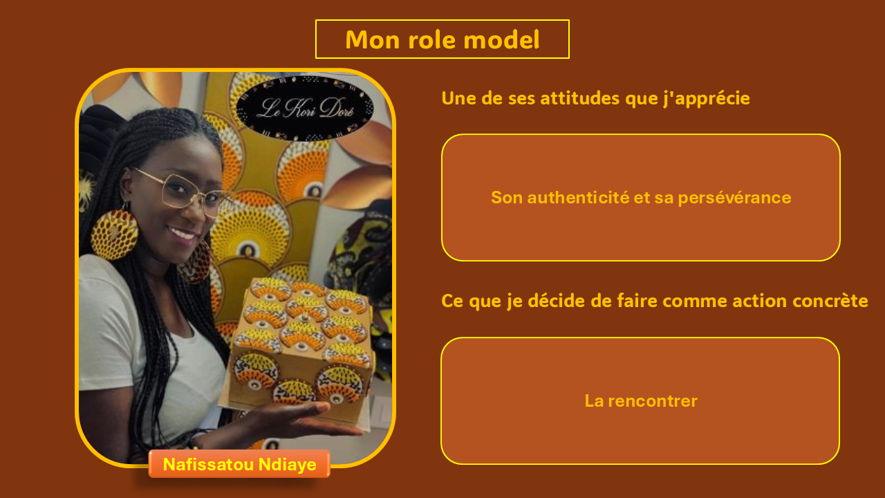 Je partage mon Role Model
